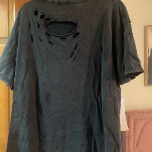 Rubi Tee by Free People in black